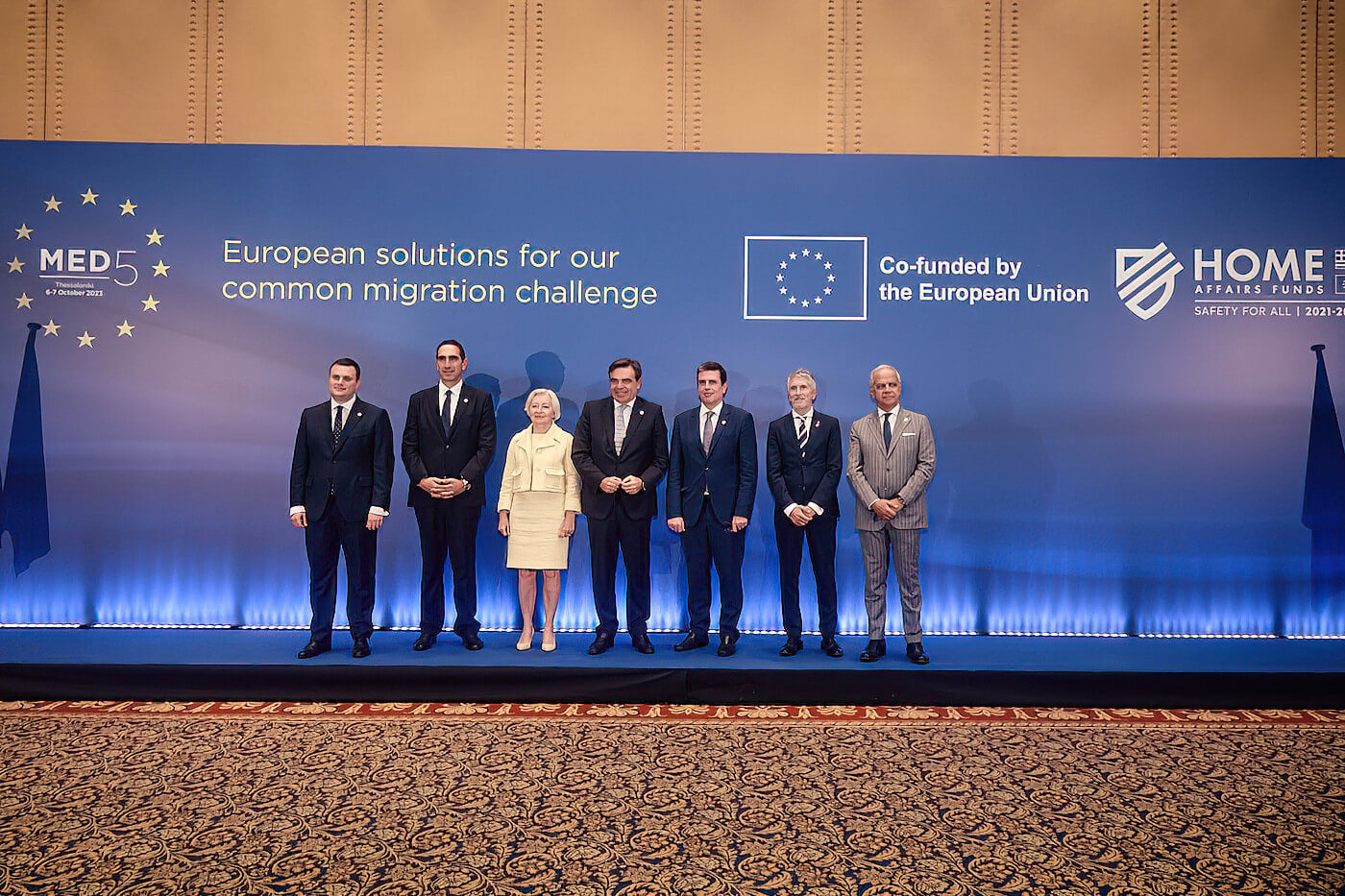 Σύνοδος των Υπουργών Μετανάστευσης (και Εσωτερικών) των πέντε κρατών – μελών του MED5 (Ελλάδα, Ισπανία, Ιταλία, Κύπρος και Μάλτα)