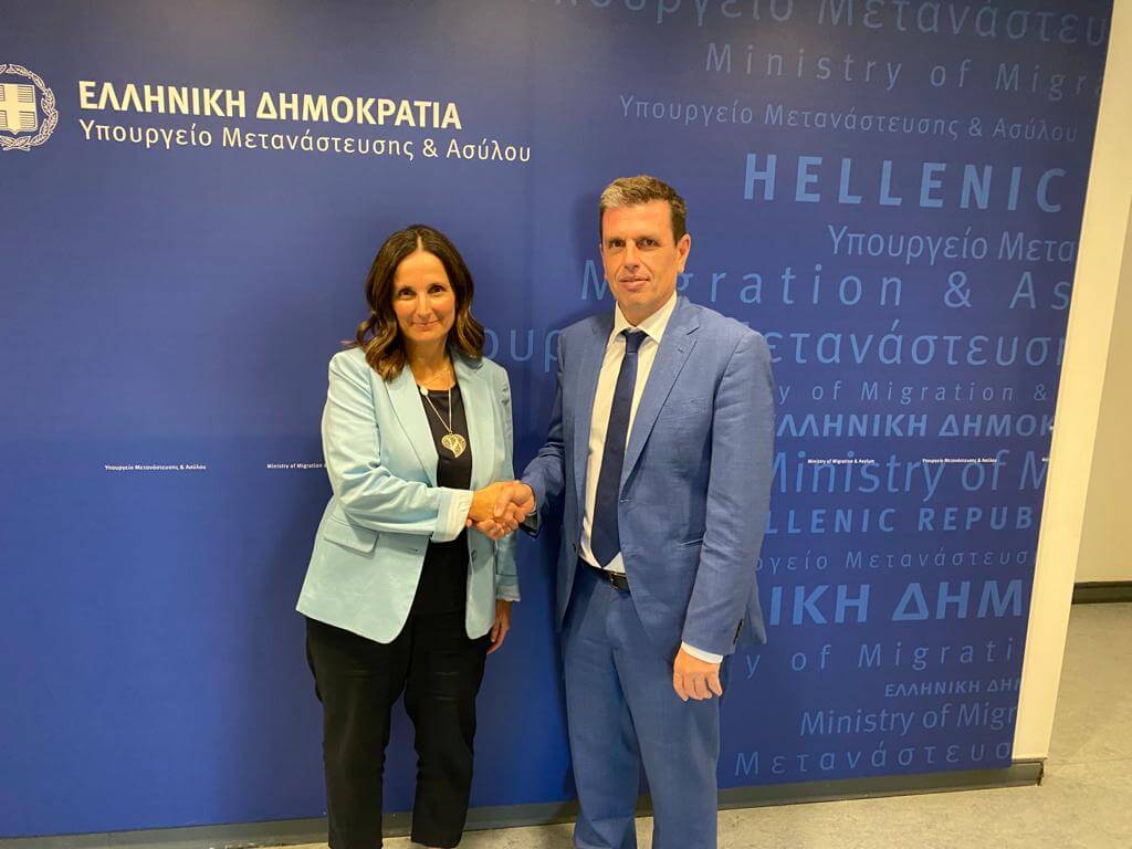 Συνάντηση κ. Δημήτρη Καιρίδη με την Πρέσβη της Σλοβενίας Tamara Weingerl Pozar