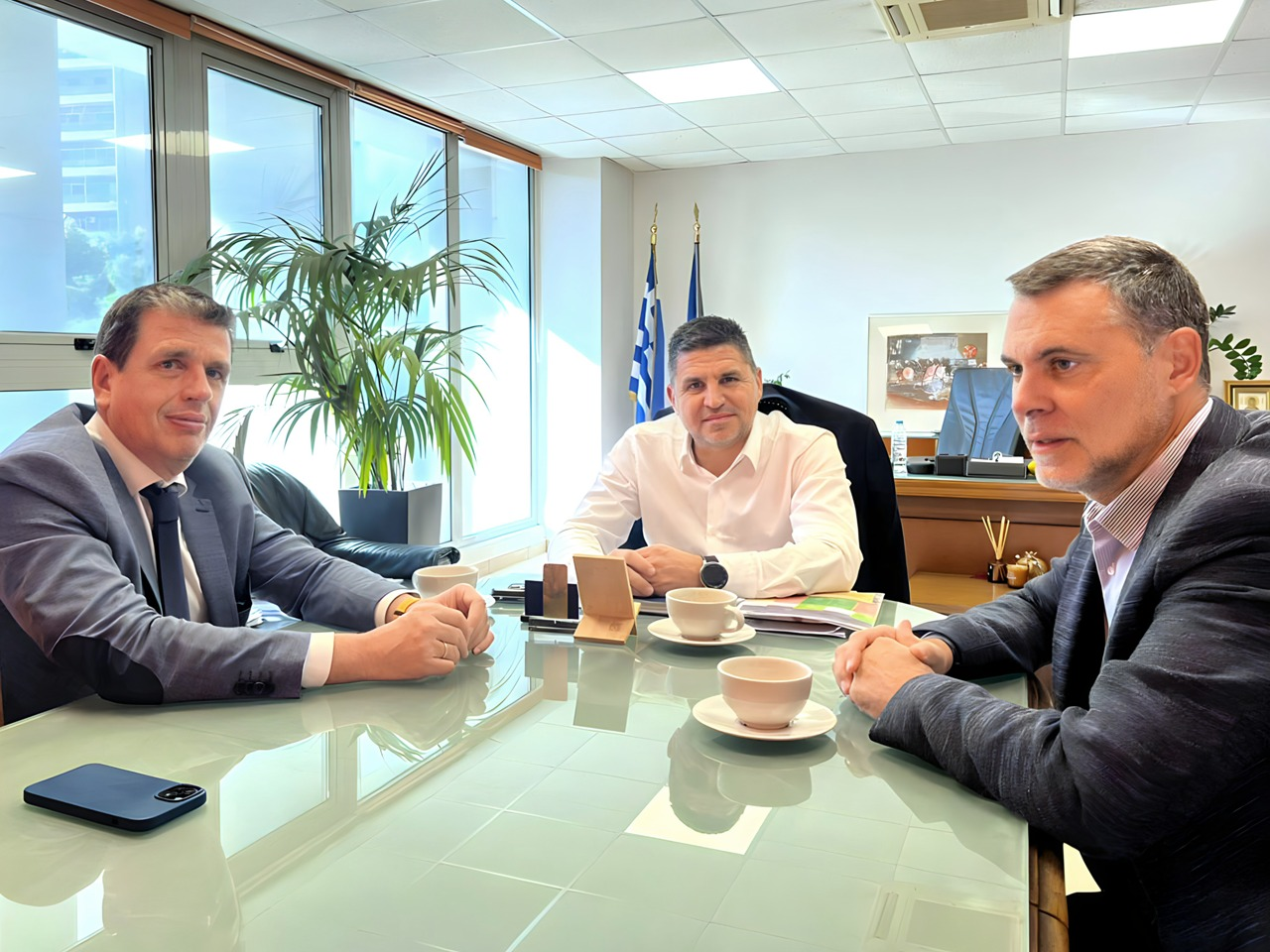 «Συνάντηση με τον Δήμαρχο Αγίας Παρασκευής για τα έργα και τις προτεραιότητες του Δήμου»